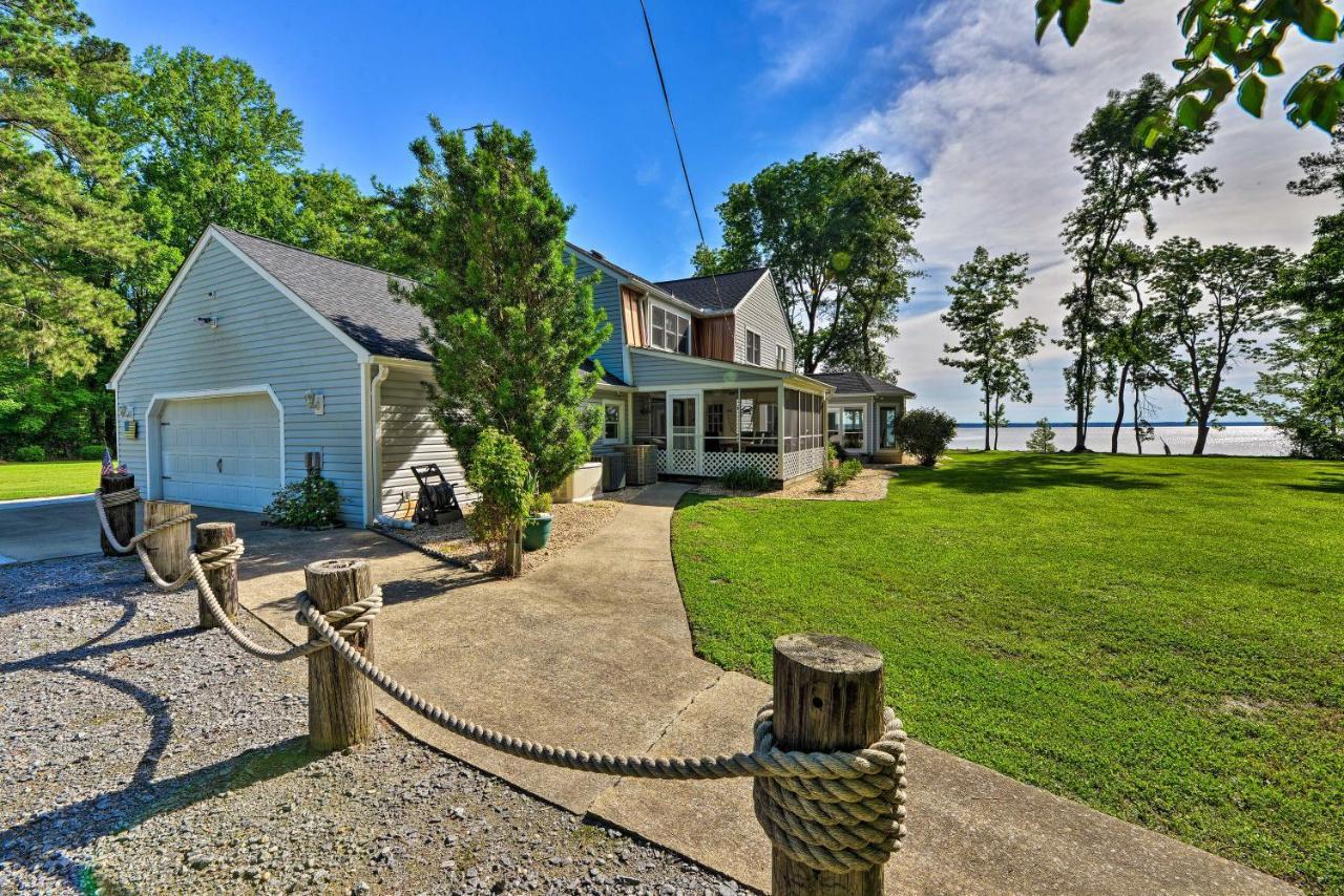 Bayfront Blounts Creek Home Private Beach And Dock! Whichard Beach エクステリア 写真