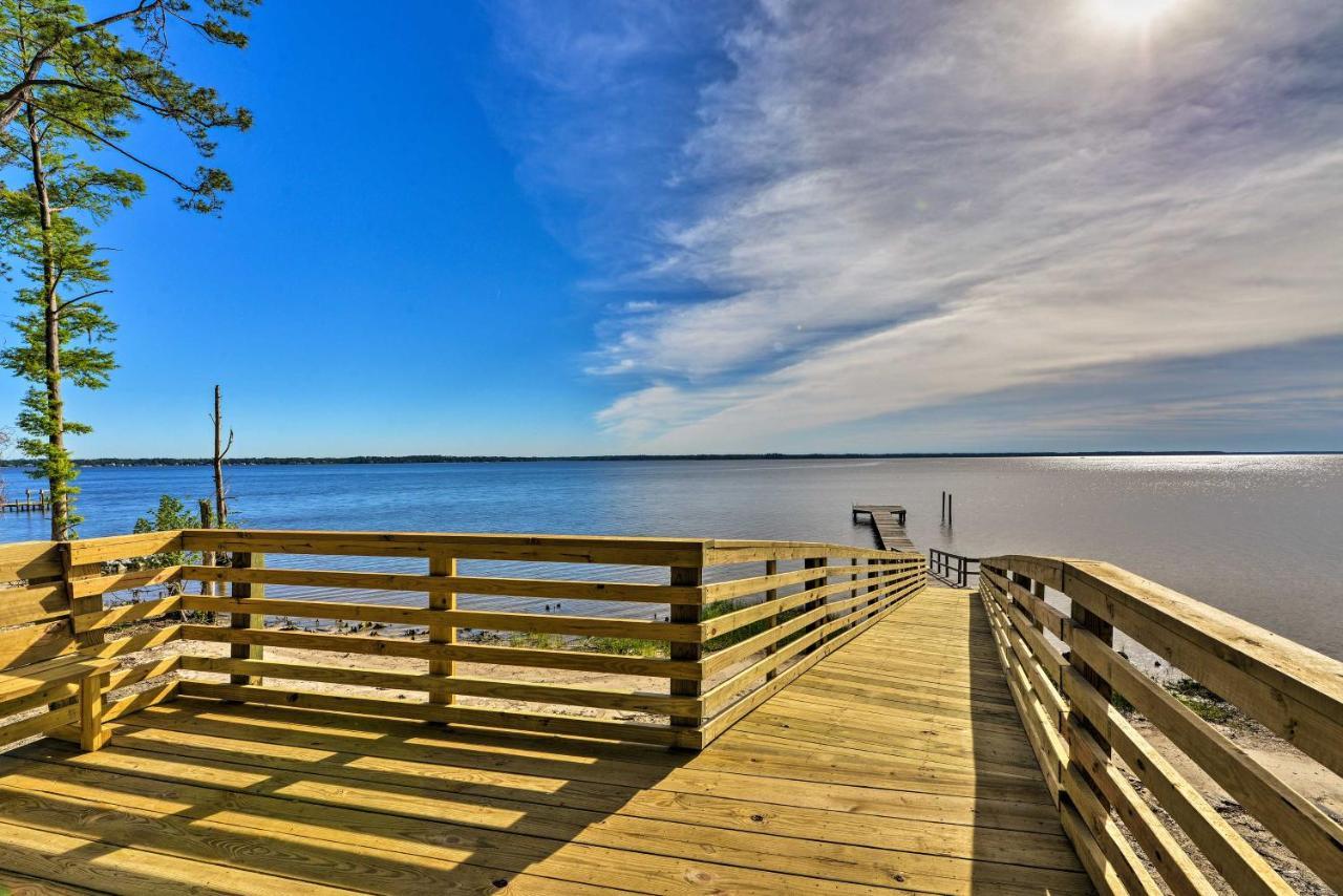 Bayfront Blounts Creek Home Private Beach And Dock! Whichard Beach エクステリア 写真